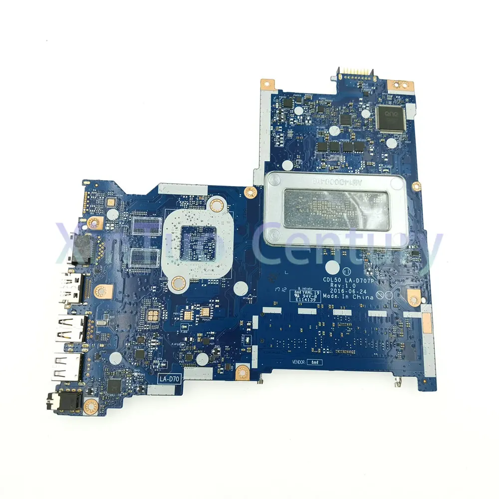 Imagem -02 - Laptop Motherboard para hp Pavilion Bdl50 La-d704p Notebook Mainboard i3 i5 i7 6th Cpu Testado ok sem Vga