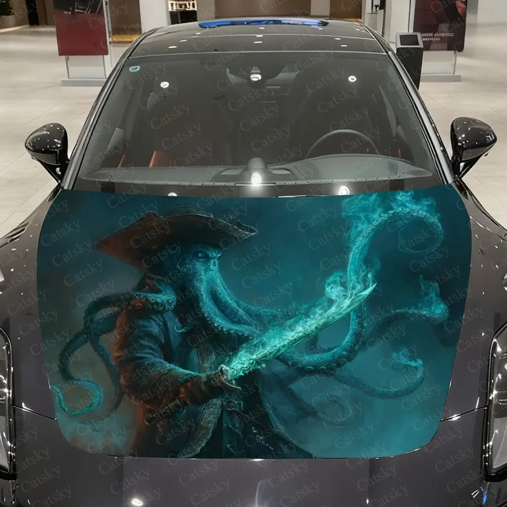 

Графические наклейки на капот автомобиля, эстетика автомобиля, привлекательные украшения с узорами, водонепроницаемые самоклеящиеся наклейки из ПВХ