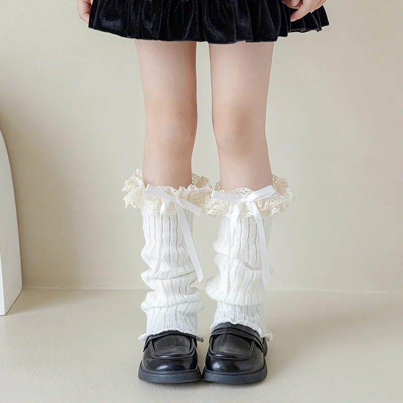 

Trend Personality Ballet Style Advanced Sense Cute Leg Cover Keep Your Legs Warm 2025 New Autumn and Winter Leg Cover