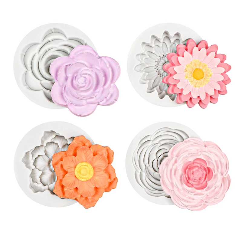 

Силиконовая форма для торта из помадки, роза, персик, цветок, форма для выпечки шоколада, декоративная форма для выпечки и тортов