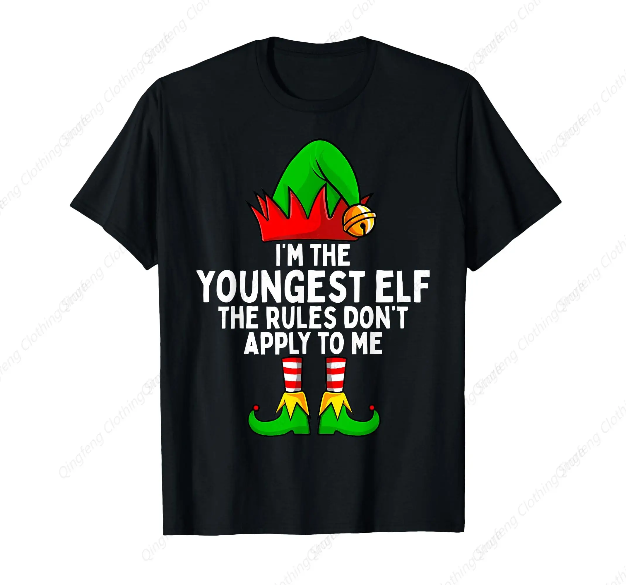 

I'm The Youngest Elf Matching Family Christmas T-Shirt