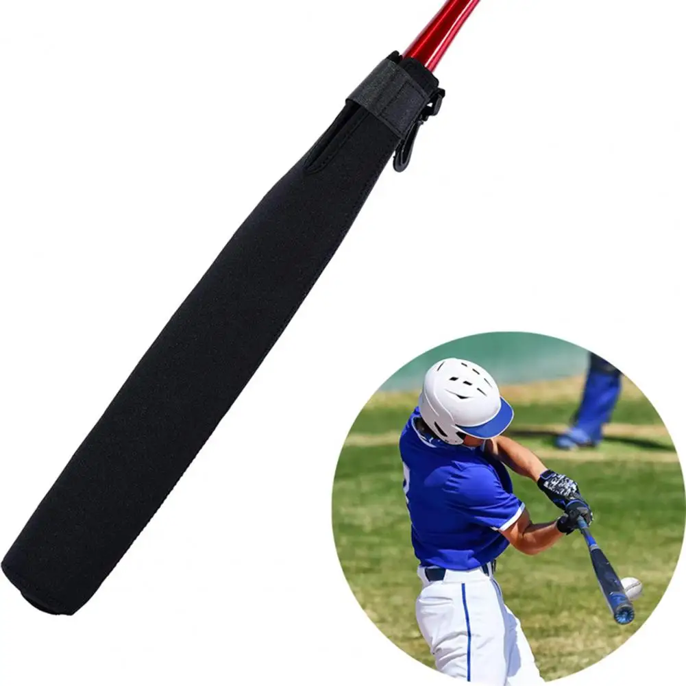 

Baseball Bat Cover Extra Soft Waterproof Fastener Tape with Clip Neoprene Baseball Bat Protector Cover Softball Bat Sleeve