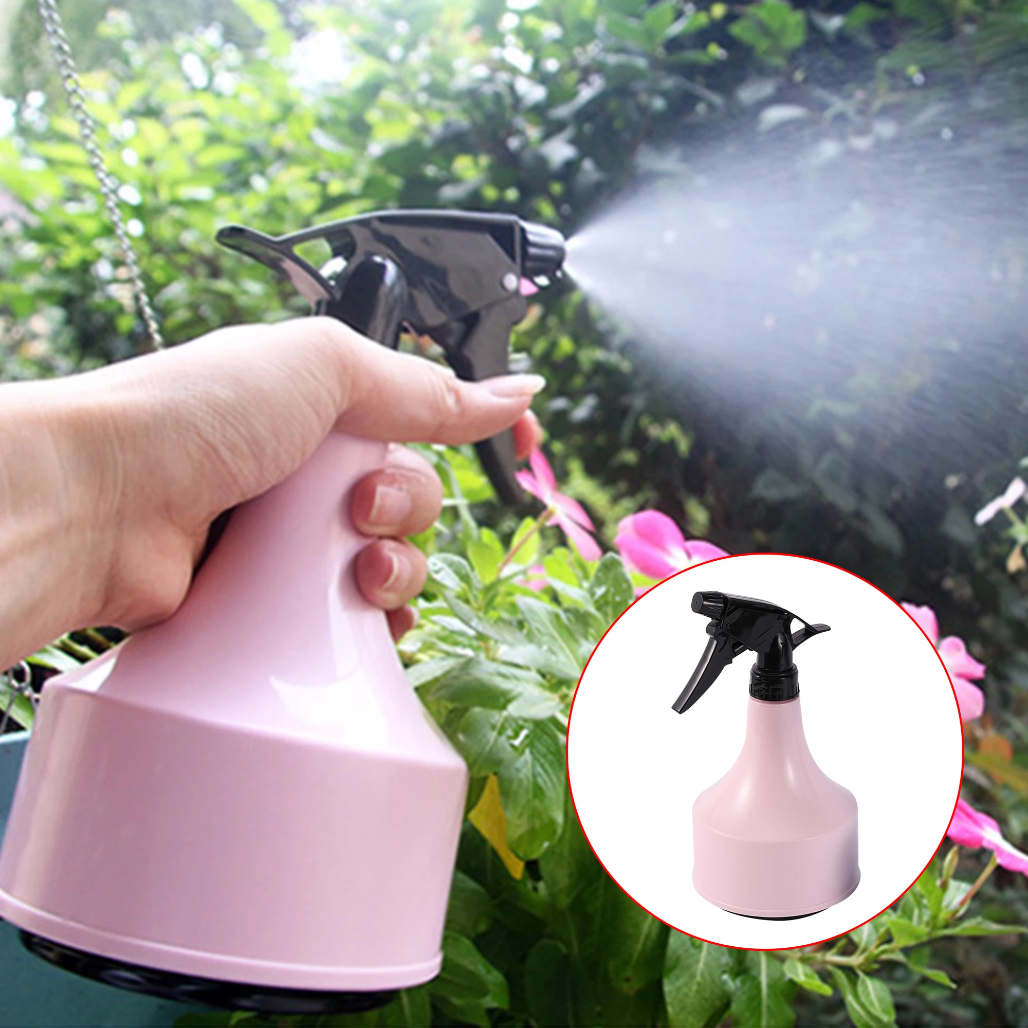 

Nordic Style Candy Watering Can Garden Watering Can Manual Press-Type Watering Can For Indoor Disinfection Cleaning Supplies 1PC