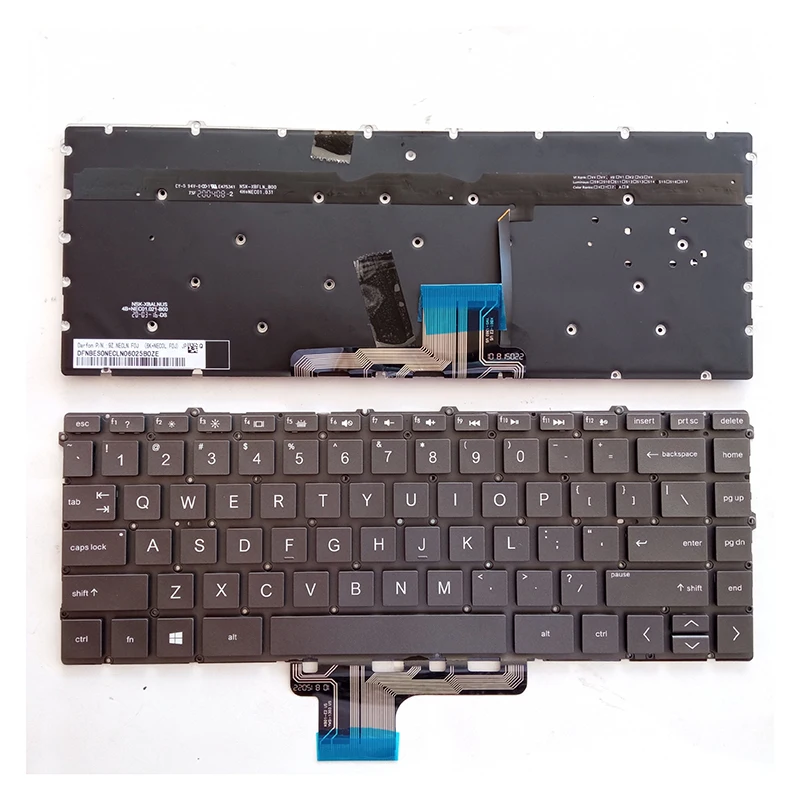 

US Backlit Keyboard For HP Spectre 13-aw0000 x360 13t-aw000 13-aw1000 TPN-Q225