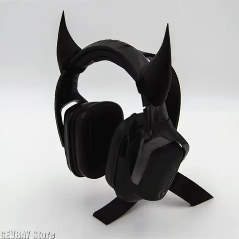 Horns for Headset Live Streaming Props Devil Demon Succubus Satan Cosplay Witchy Goth Gaming Gamer Gift Party Props