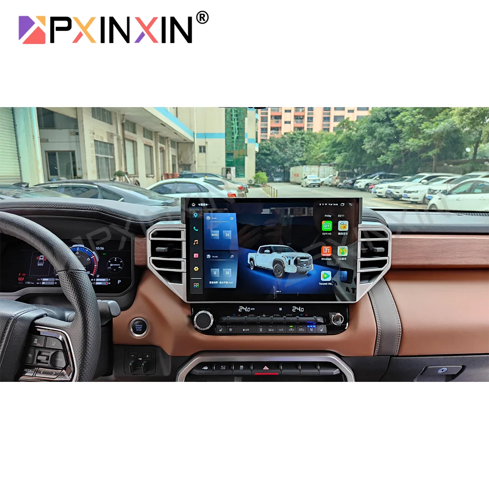 

Android 13.0 GPS Navigation Car Radio Carplay For Toyota Tundra Sequoia 2020-2024 Auto Digital Multimedia 14.6" Screen Head Unit