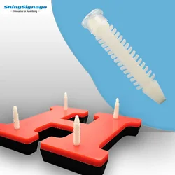 SY-1601 Plastic Mounting Stud Bolt for Epoxy Resin Letters and Mini Sign No Need Texture 1000 Sets