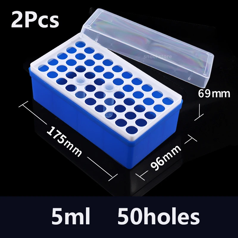 Imagem -06 - Plastic Micro Centrifuge Tube com Stand Holder Lab Centrífuga Sample Box 5ml 32 50 Posição Pcs