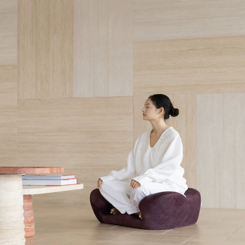 

Cloud support "small ingot" sea anemone purple meditation stool high elastic sponge tatami seat pier sofa chair