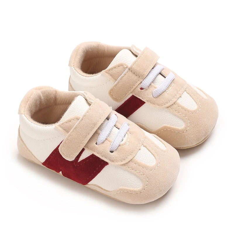 0-18 mesi Baby Fashion Color Blocking scarpe sportive Casual scarpe da passeggio con suola in gomma antiscivolo