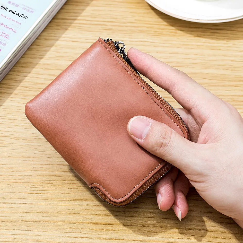 portable-leather-coin-purse-short-style-integrated-men's-wallet-multifunctional-compact-design-convenient-carry