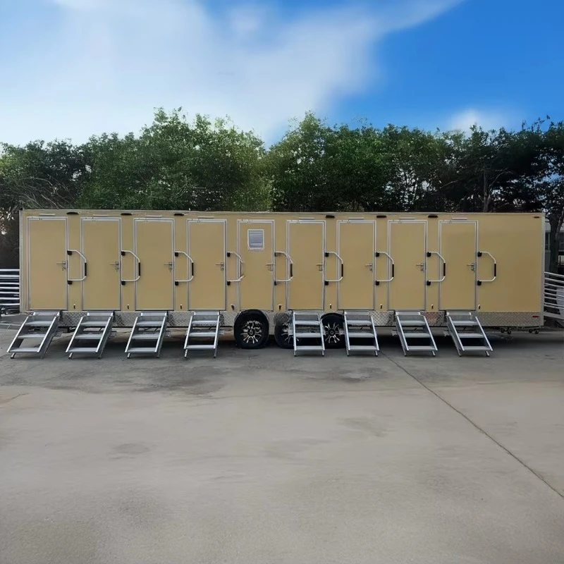 Toalete móvel móvel portátil reboque de banheiro reboques de banheiro móvel portátil reboque de banheiro totalmente equipado