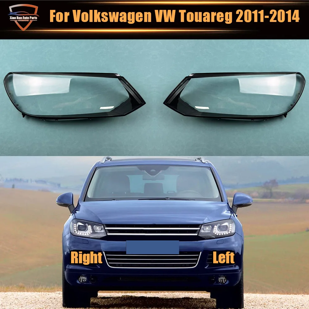 

For Volkswagen VW Touareg 2011 2012 2013 2014 (High) Car Headlight Cover Lampcover Lampshade Lamp Lens Case Auto Light Caps