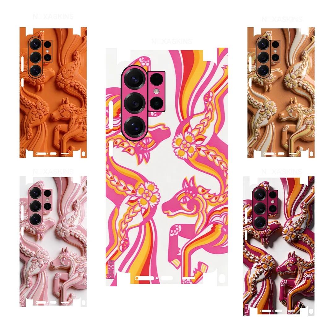 HM Sticker for Samsung galaxy S26 S24 S23 S22 S25ultra Note20 Decals Back Film Cover Screen Protector Wrap Ultra Thin