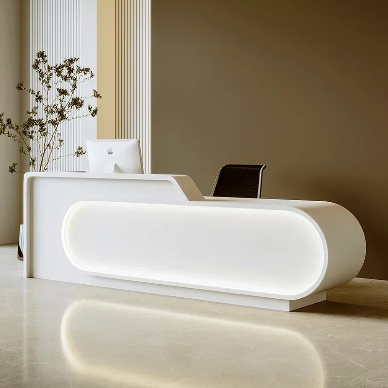 Front Desk Reception Counter Barber Shop Salon Party Tables Luxury Furniture Office Bakery Grocery Store Table Bank Professional