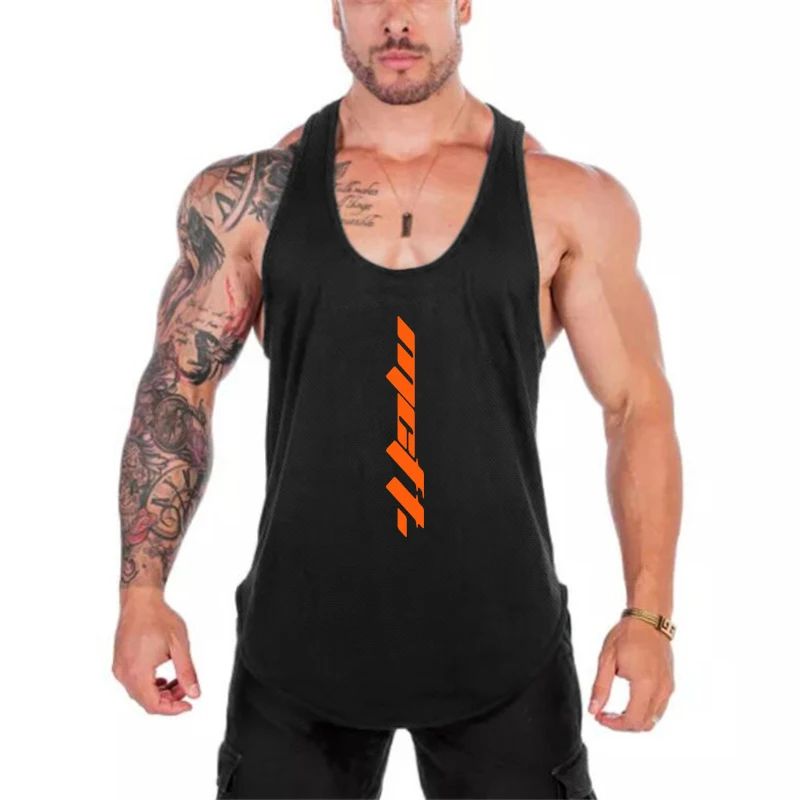 

Бодибилдинг, мужская повседневная уличная майка в стиле хип-хоп для фитнеса, летняя сетчатая дышащая майка без рукавов, сетчатый дышащий жилет с мышцами спины