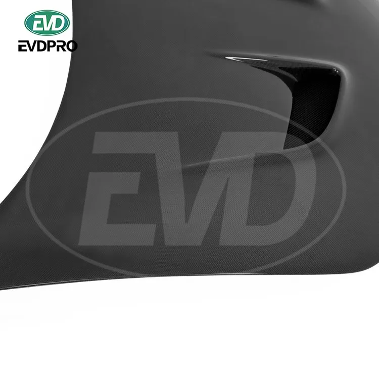 لفيراري 458 إيطاليا والعنكبوت 2011-2016 الأشرعة السوداء نمط غطاء محرك السيارة كامل من ألياف الكربون #6