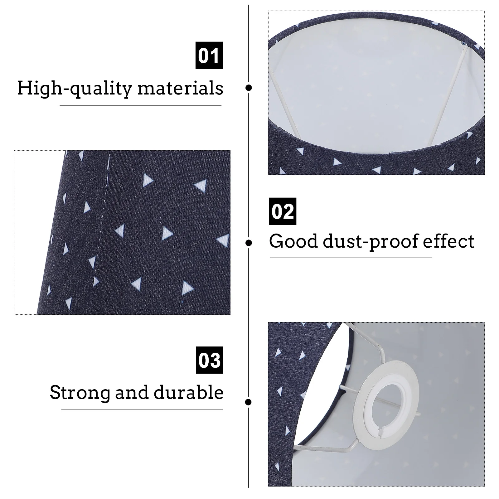 

Fabric Lamp Shade Round Printing Table Lamp Cover For Home Bedroom Study Hotel Modern Light Fixture Accessories