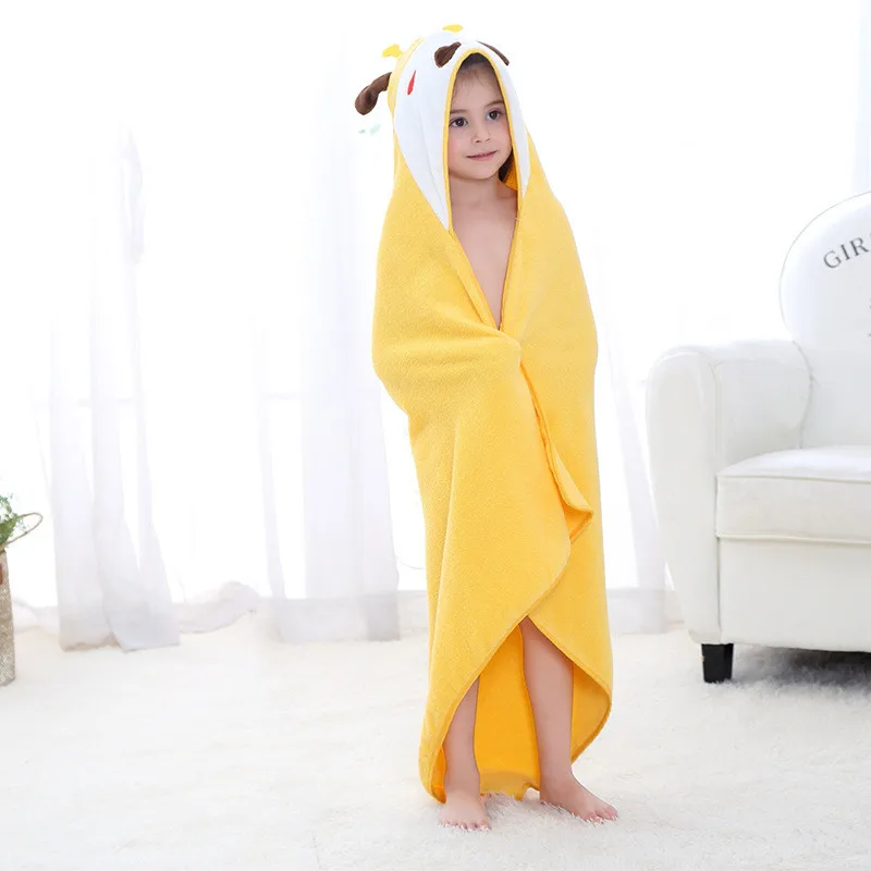 

Children clothing cotton bath towel summer new cute shape soft and comfortable children's home clothes