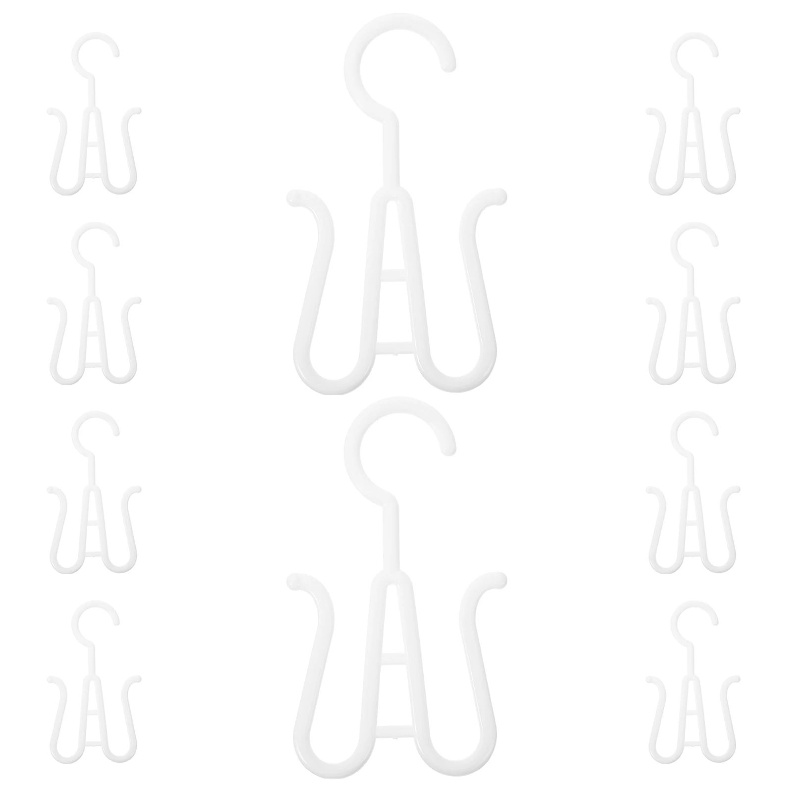 

10 Pcs Slipper Hook Boot Organizer for Closet Boots Storage and Shoes Hanger Racks Organiser Box Drying