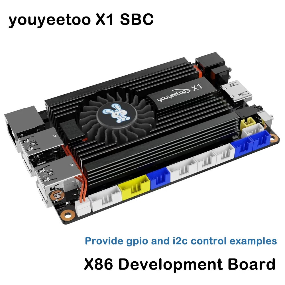 

youyeetoo X1 SBC Motherboard 11th Gen JasperLake N5105 quad-core X86 Development Board Windows10/11/Ubuntu NVME SSD/M.2 SATA SSD