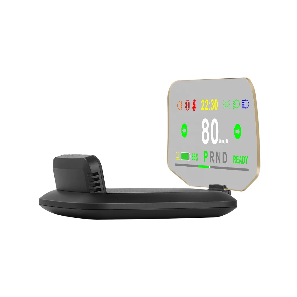 Model  3 & Y HUD T1 Head Up Display Mirror Navigation LCD Digital Speedometer Windshield Projector