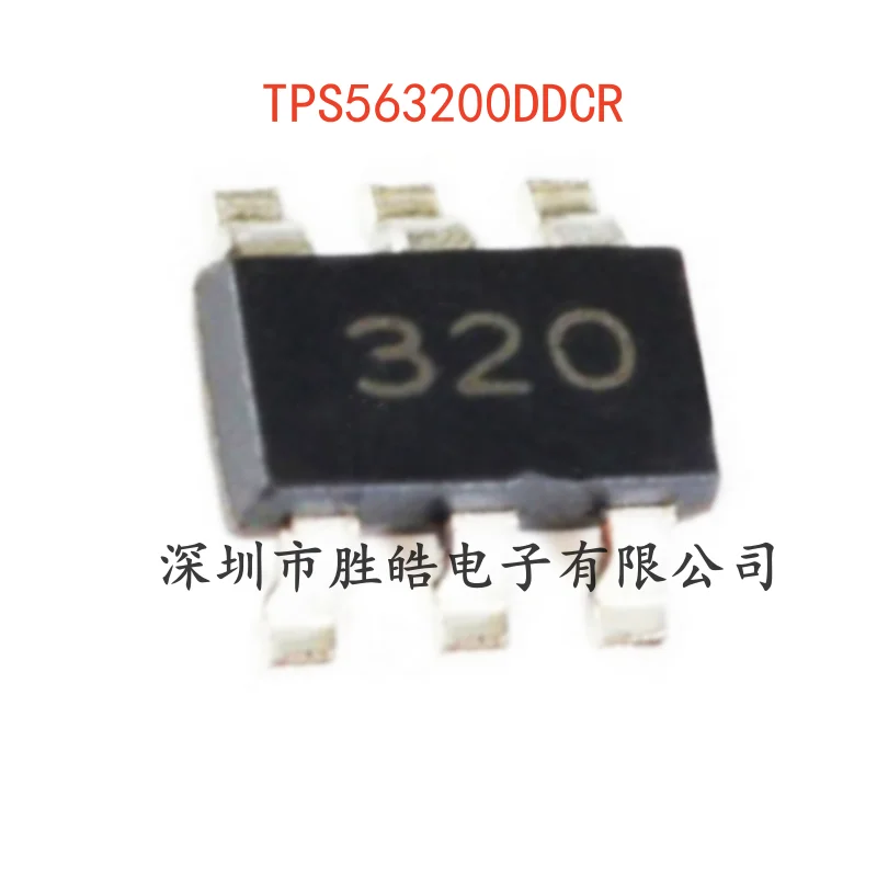 (10PCS)   NEW   TPS563200DDCR   4.5V-16V 3A   Sync Buck Converter Chip   SOT23-6   TPS563200    Integrated Circuit