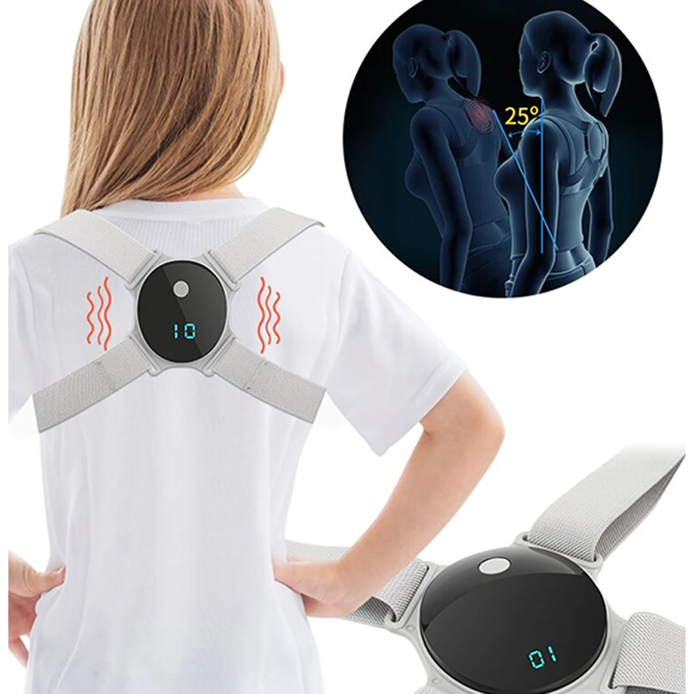 Smart Posture Corrector Device Posture Training Realtime Scientific Back Posture Correct Neck Hump Corrector Adult Kid Health