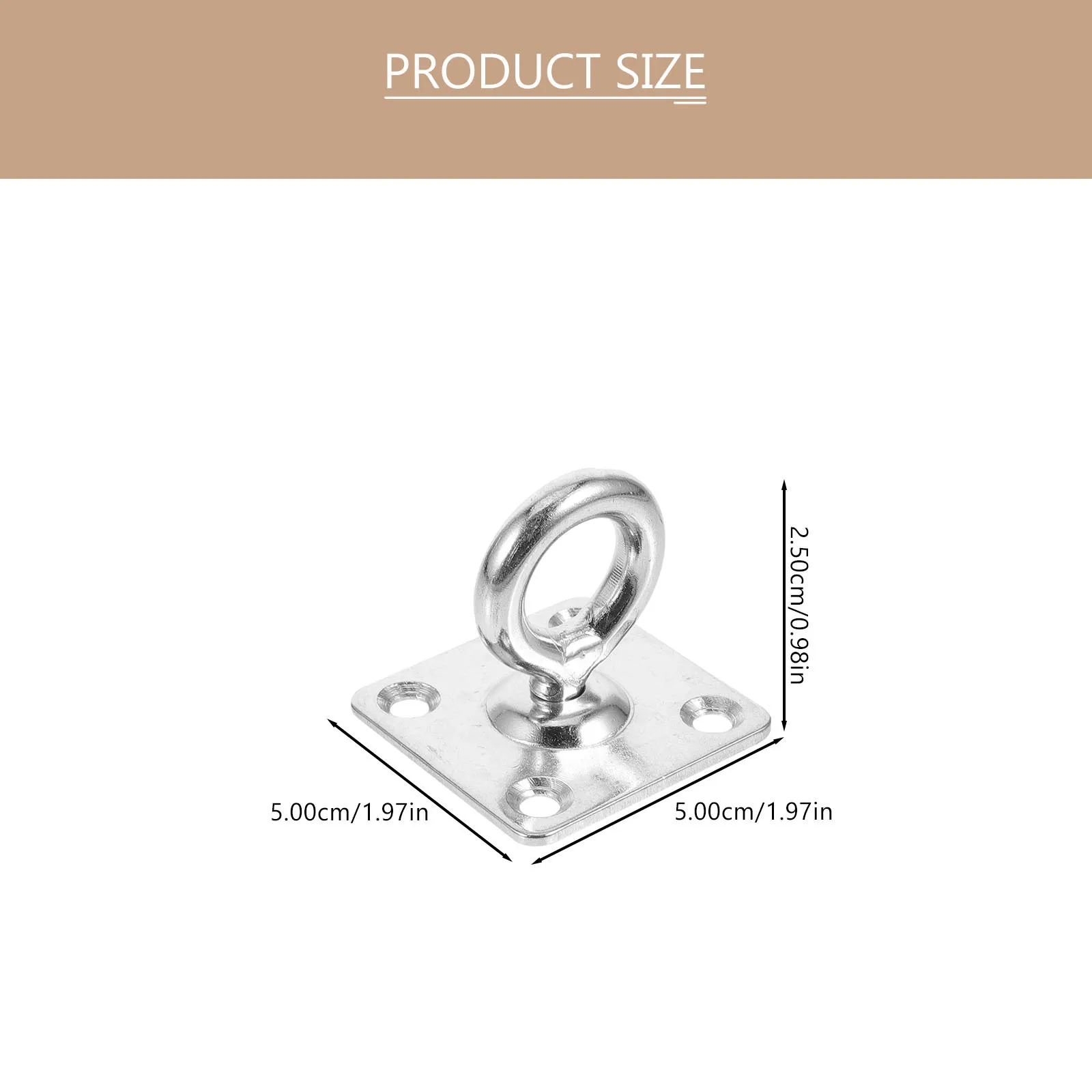 مجموعة واحدة من أدوات تثبيت الأرجوحة المتينة، مادة ممتازة، هيكل ثابت، لوازم تعليق متعددة الأغراض، ملحقات حلقة تسلق متأرجحة