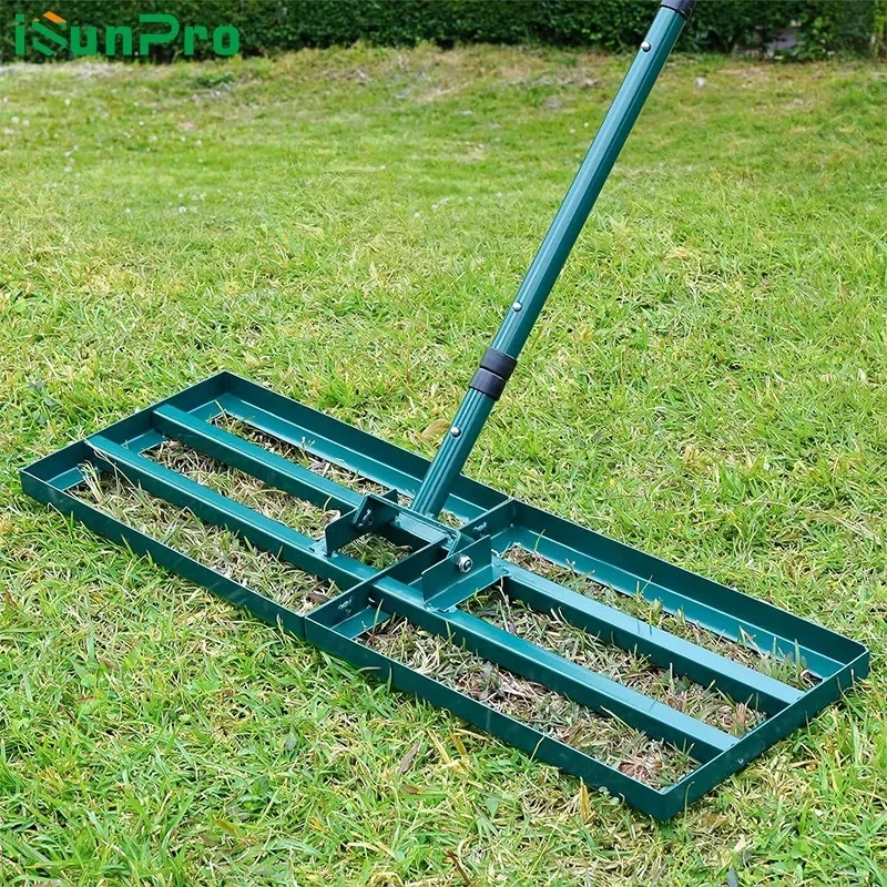 

Removable Lawn Leveling Rake Garden Rake Metal Leveler Stainless Steel Camping Beach Lawn Leveling Rake