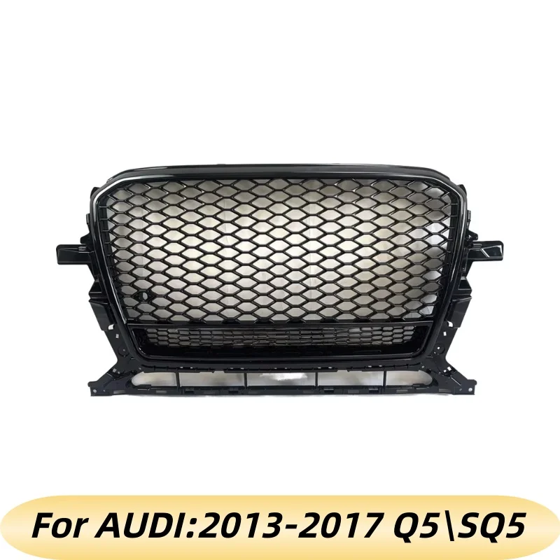 

For Audi Q5 RSQ5 Honeycomb Front Grille 2013-2017 Normal Style Replacement Exterior Part for Enhanced Vehicle Look