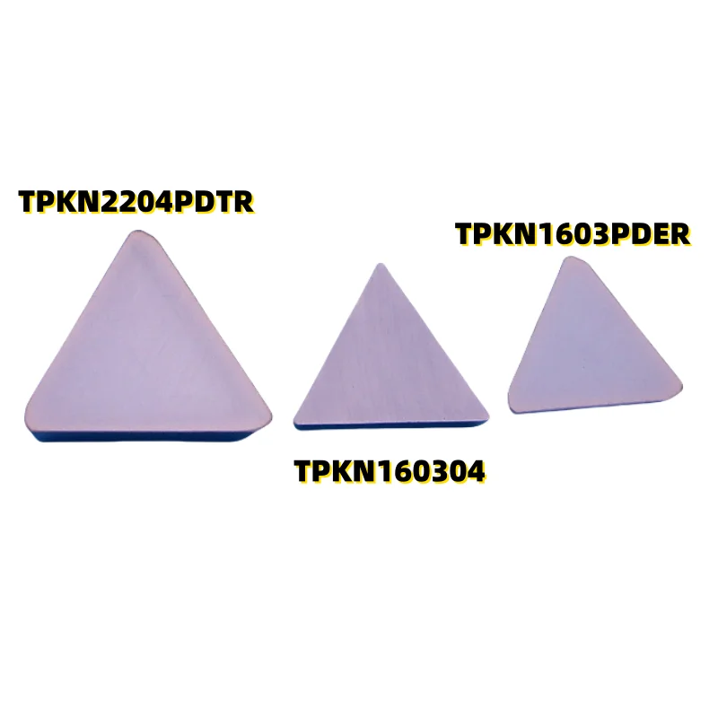 10 قطعة TPKN 160304 160308 2204PDER CNC الفولاذ المقاوم للصدأ قطع مخرطة قاطعة المطحنة الشطب كربيد إدراج