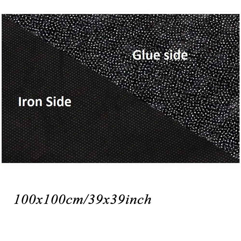 Non-woven Iron-On Interlining Fabric Clothing Sewing Accessories Single-Sided Adhesive Lining Lightweight Fusible DIY Crafts