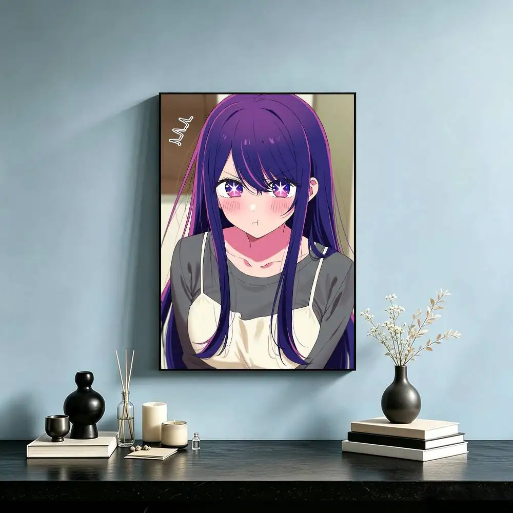 Anime O-Oshi no Ko A-Ai Hoshino  Poster High Quality Dorm Living Room Aesthetic Wall Decoration Painting Stickers Gift