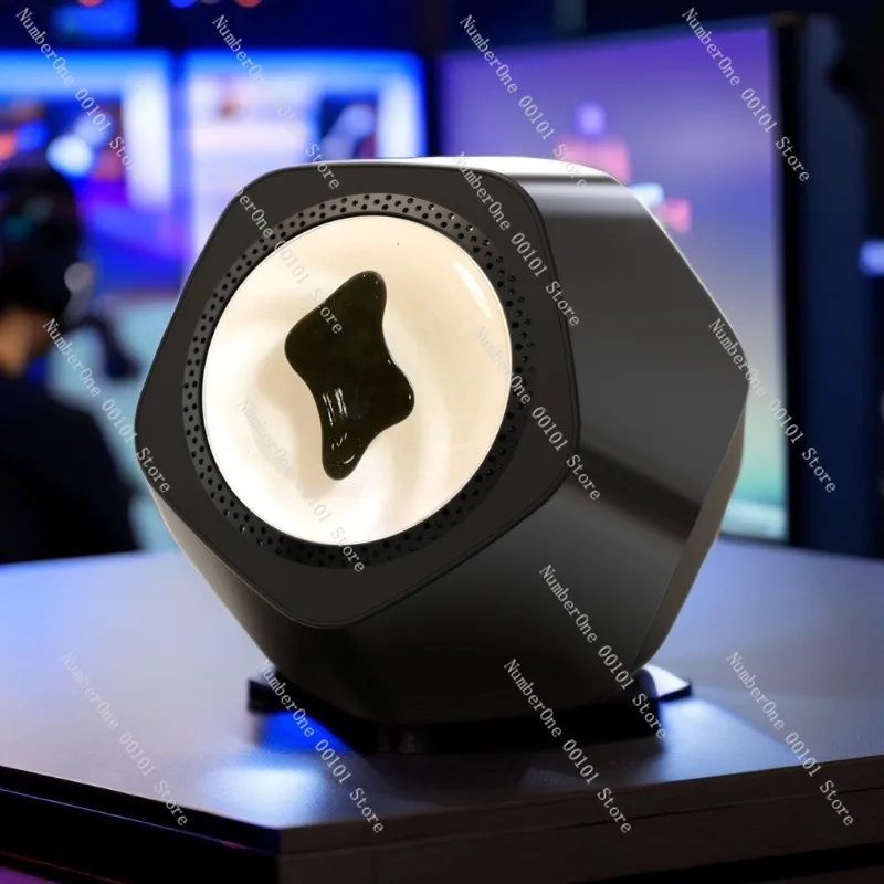 Magnetic Fluid Bluetooth Speaker Music Visualizer Rhythm Pickup Light Cool Tech Gadget Gift For Boyfriend Desk Decoration