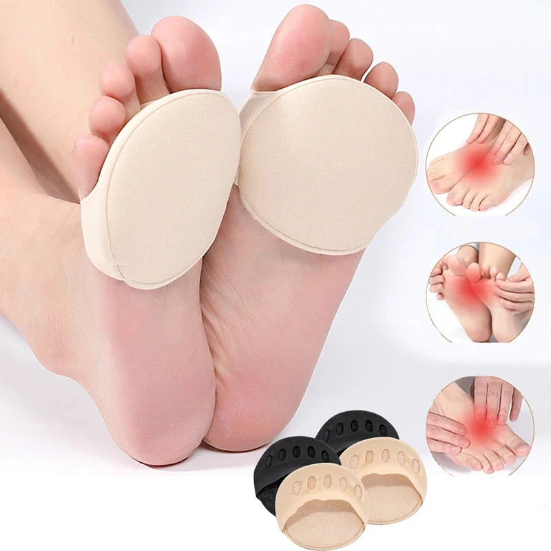 4/6/8Pcs Breathable Toe Pads, Forefoot Pad Protectors - Reusable Foot Pads, Foam Pads to Prevent Forefoot Pain and Discomfort