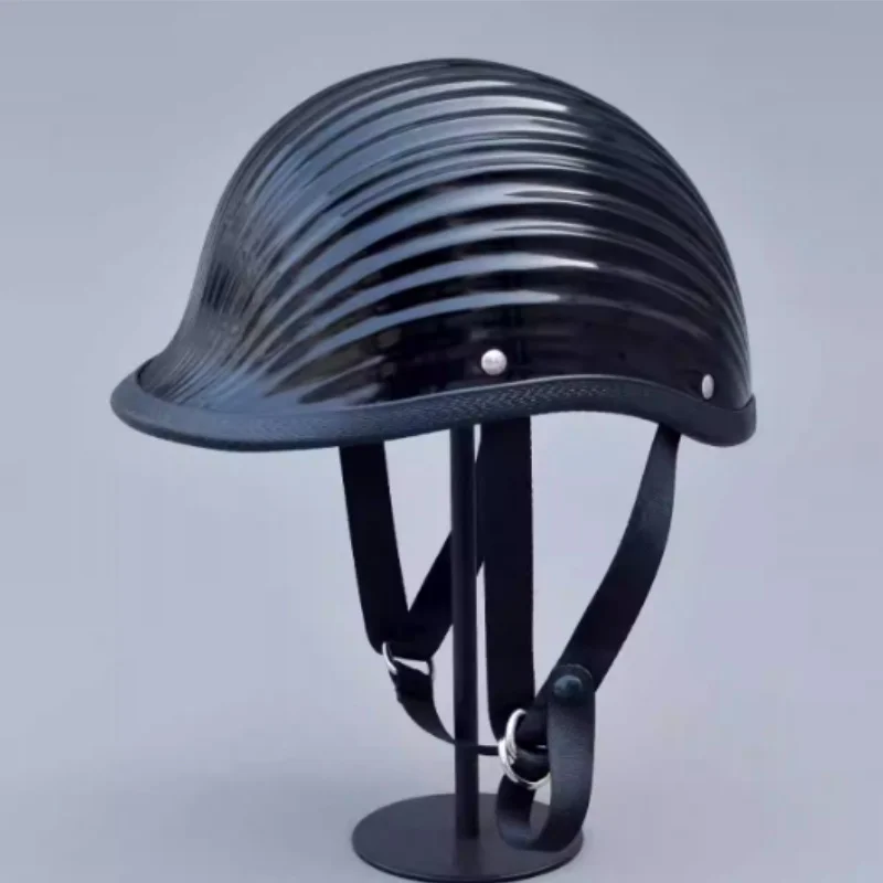 

Японский полушлем из стекловолокна, шлем-раковина 1/2, для мотоциклов Harley Davidson и защитных шлемов для круизных мотоциклов