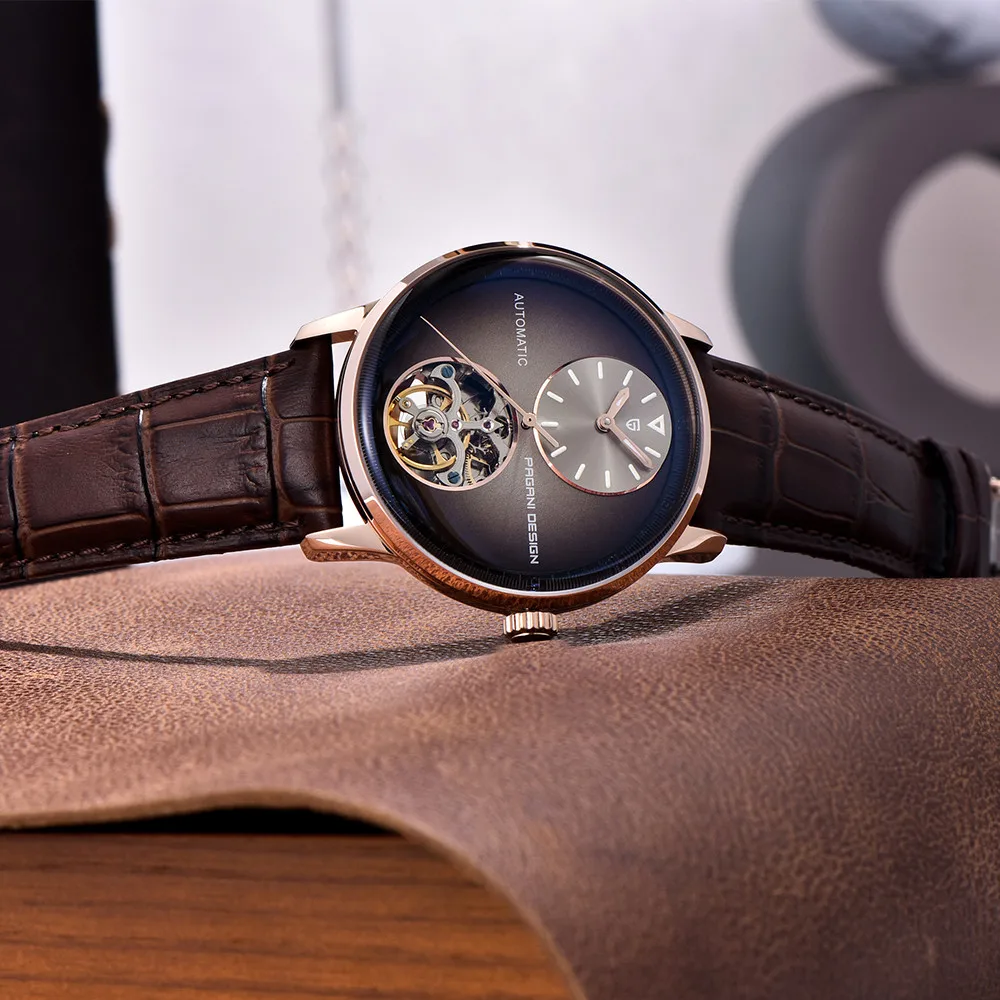 2025 パガーニ デザイン新 42 ミリメートル高級ビジネスメンズ機械式自動巻き時計 100 メートル防水ナイトライトメンズ腕時計