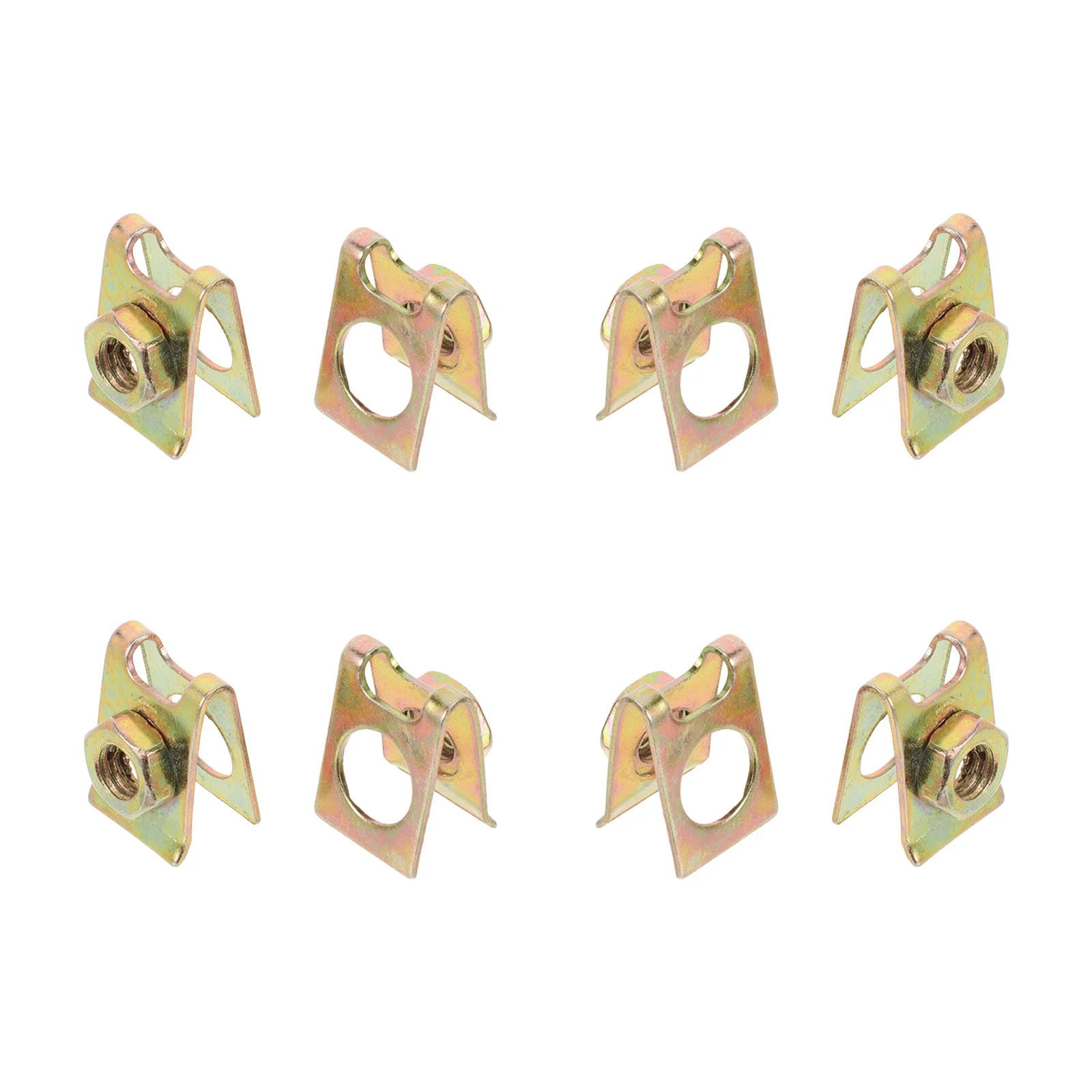 

8Pcs Car Bumper Clips Metal Universal Retainer Clips for Auto Parts Fastener Kit Secure Vehicle Parts for Car