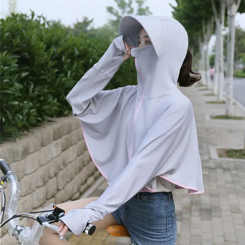 

Куртки женские в Корейском стиле, свободные, простые, белые, уличные, с шляпой, солнцезащитная, женская верхняя одежда, модные, мягкие, элегантные, женские топы 2020