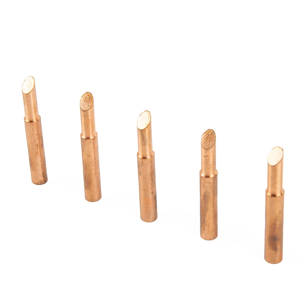 Soldering Iron Tip Solder Tip 900M-T-5C Red Copper Solder Tip Welding Workshop Equipment Soldering Tools Tools