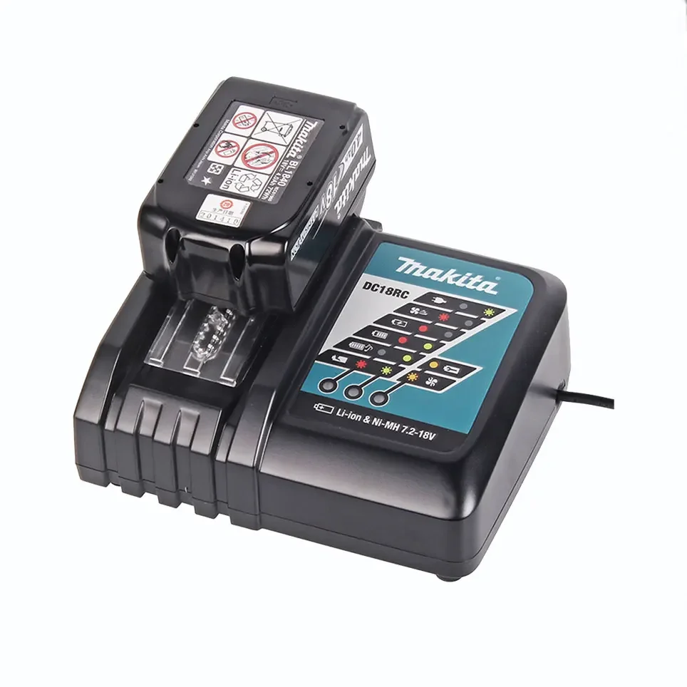 Makita Original  DC18RC Battery Charger Makita 3A 6A 14.4V 18V Bl1830 Bl1430 BL1860 BL1890 Tool Power Charger Usb 18VRC