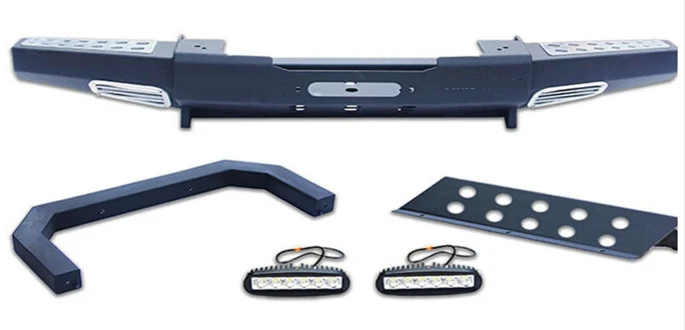 4x4 Steel Front Bumper Accessories for land rover defender 90 110