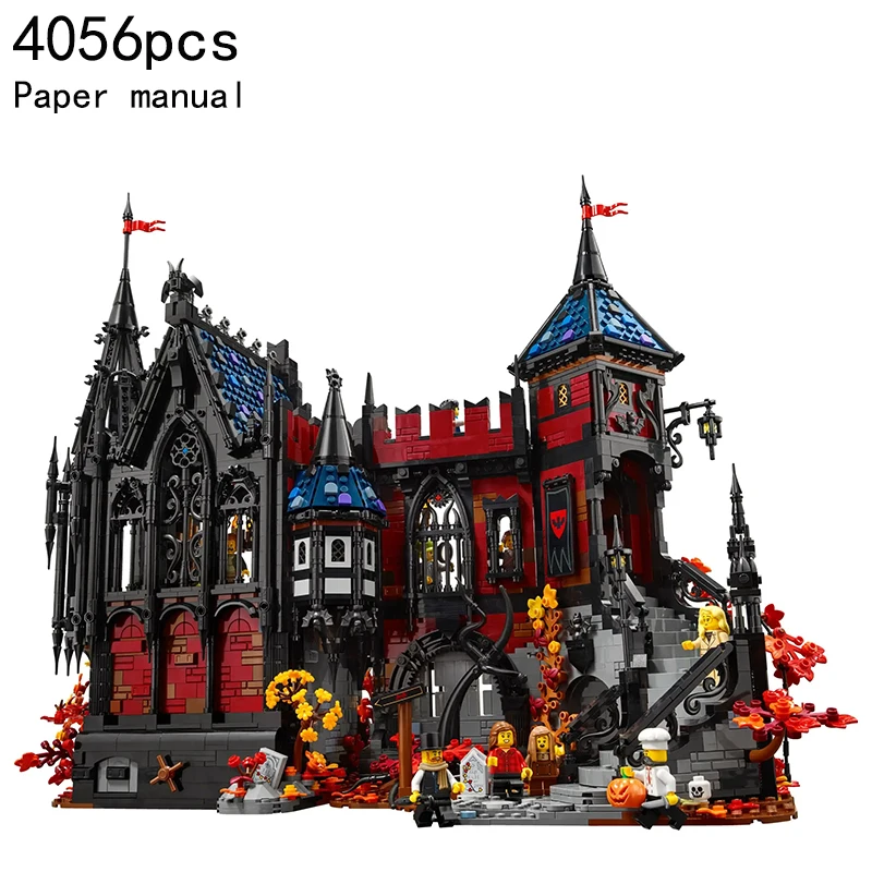 4056 Stuks Avontuur In Transylvania Kasteel Bouwstenen Speelgoed Compatibel Met Set 910049 Model Bricks Volwassenen Verjaardagscadeaus