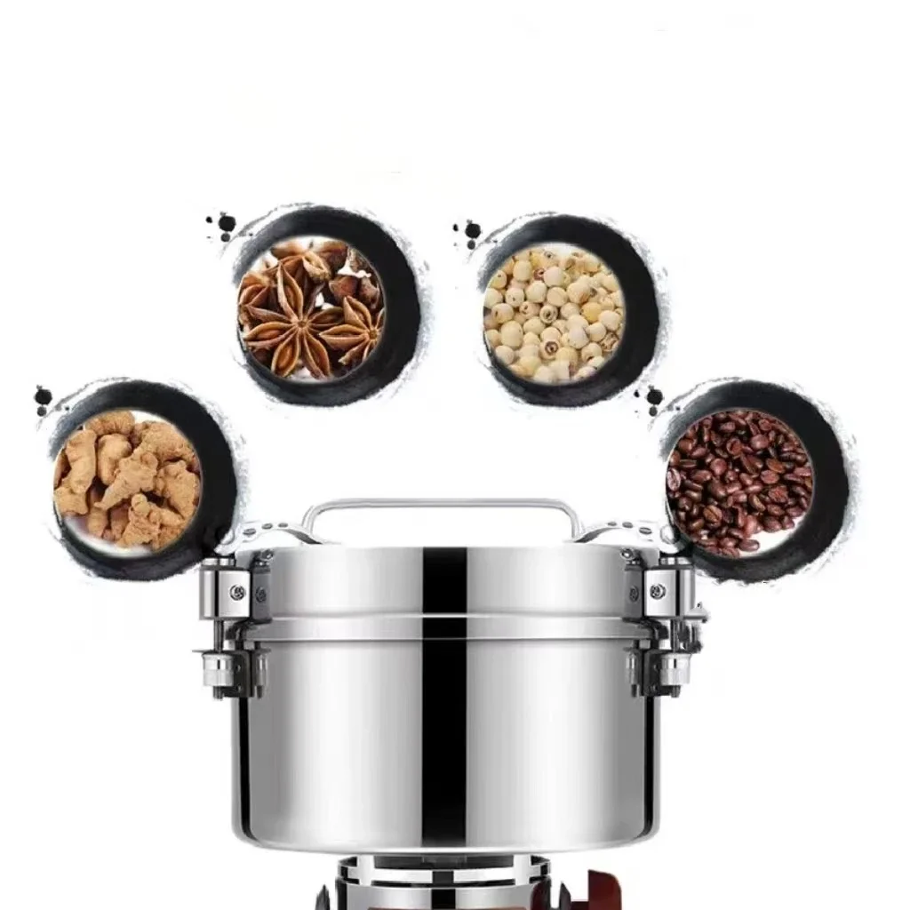 4500 g Electric Grain Grinders Heavy-duty herbs, spices, nuts and grains Commercial and household grinders