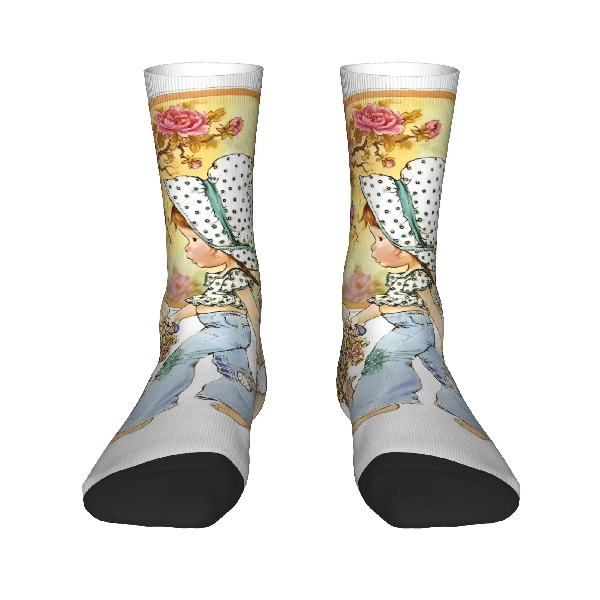 سارة كاي مع القط جوارب محبوكة جوارب مطبوعة المضادة للانزلاق الرجال الجوارب مريحة الشتاء القوطية الدراجات الجوارب