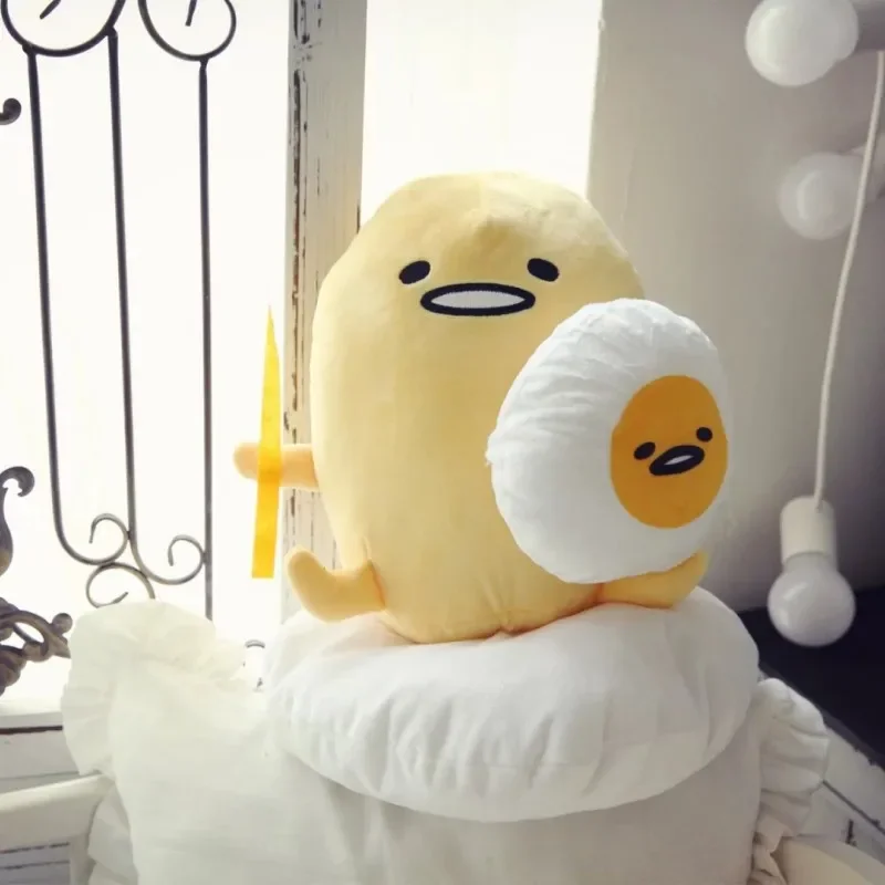 Sanrio Four Forms Gudetama Anime Soft Filled Plush Throw Pillow Toys Sofa Cushion Bedroom Accompany Doll Children Birthday Gift