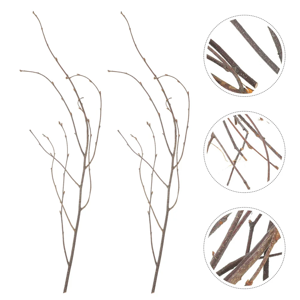 12pcs Natural Dried Tree Branches Small Twig Decorative Filler For Vase Home Wedding Party Decoration Diy Craft Arrangement