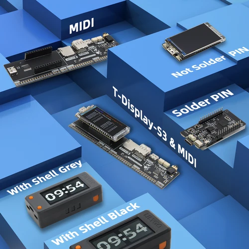 Imagen 2 del producto LILYGO® T-Display-S3 ESP32-S3 Placa de desarrollo de pantalla LCD ST7789, T-Display-S3 de 1,9 pulgadas, ESP32-S3, WIFI, Bluetooth 5,0, módulo inalámbrico, resolución de 170x320