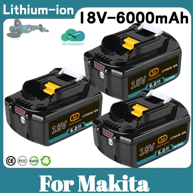 

Оригинальный аккумулятор для Makita 18 В BL1850b BL1860 BL1830, оригинальный LXT400 Замена электроинструмента